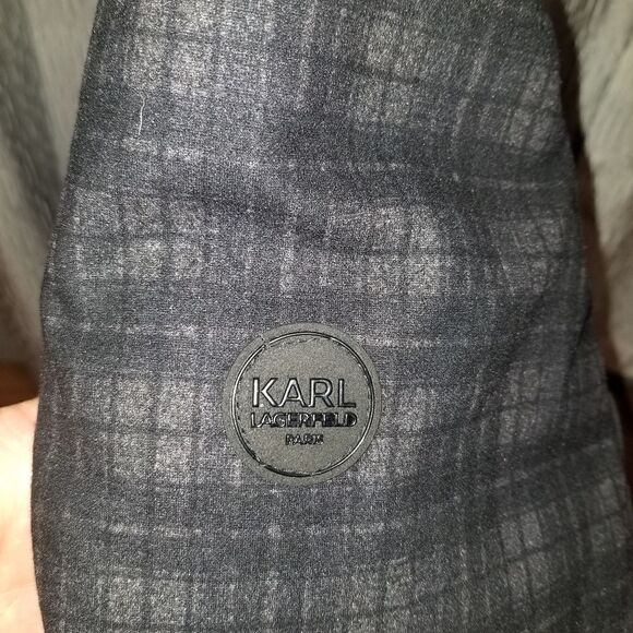 Karl Lagerfeld Paris Down Puffer Jacket Men’s L NWT - Picture 11 of 16